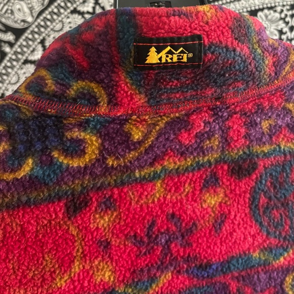 RARE vintage rei 1/4 zip fleece - Picture 2 of 6